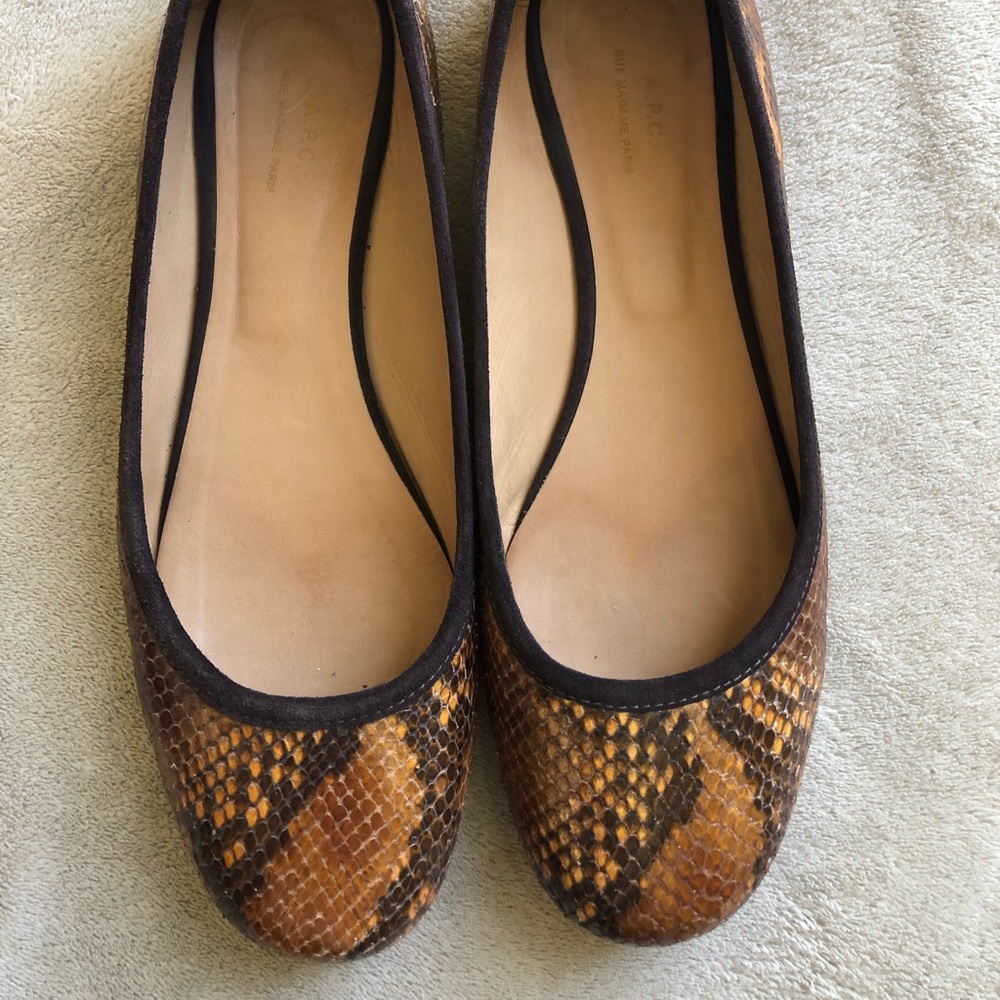 A.P.C. Rue Madame Paris flats, size 40